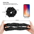 thumbnail image 5 of Southwit Scrunchies for Women Hair Ties Bands Satin Hair Scrunchies for Girls Big Scrunchies for Women's Thick Curly Hair Ponytail Holders Cute Pony Tails No Crease Hair Ties No Damage, Brown Pink, 5 of 5