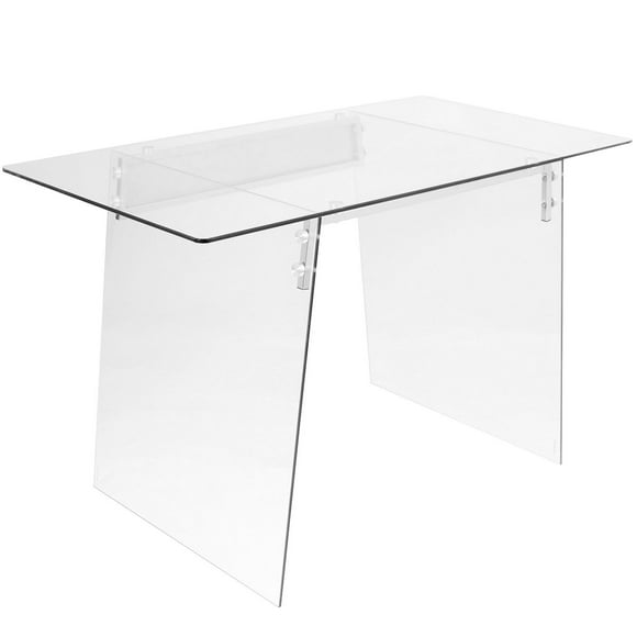 Glacier Contemporary Desk by LumiSource
