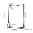 thumbnail image 2 of Simple Iron+Plastic Garment Rack ,Retail Display Clothing Rack, Single Rod, 2 of 15