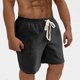 thumbnail image 4 of pstuiky Pantalones cortos deportivos para hombre, Pantalones deportivos de gamuza con cintura elástica y pierna recta para hombre, pantalones de playa hasta la rodilla., 4 of 9