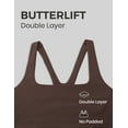 thumbnail image 3 of CRZ YOGA Butterlift Square Neck Sports Bras for Women Wireless Racerback Workout Yoga Top Non Padded, 3 of 5