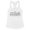 White, variant on Skyline Amsterdam Tank Top Fitted Racerback Women's Large White