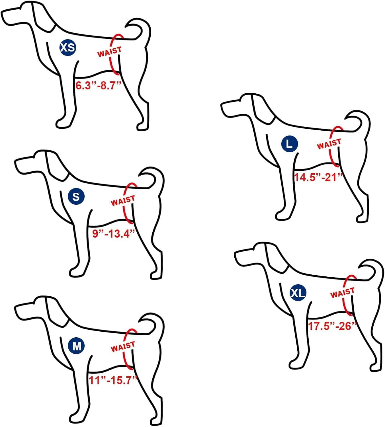 Reusable Dog Poop Pants with 50pcs Poop Bags, Adjustable Dogs Sanitary Pants for Incontinence & Outdoor Walking, Dog Poops Collection Pants for Senior and Disability Dogs