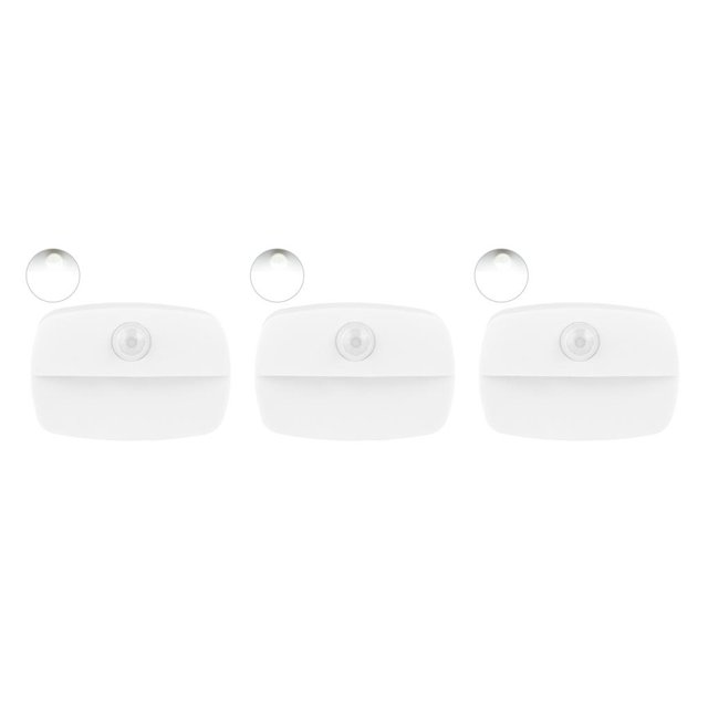 Monstrate Luz nocturna de inducción Sensor automático Lámpara inalámbrica Herramienta de iluminación de armario de cabecera para el Type4 NO4