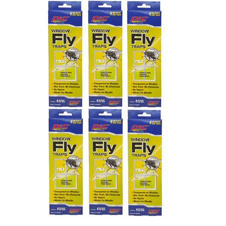 (6 pack) (6 Pack) PICÃÂ® 4pk Window Fly Trap