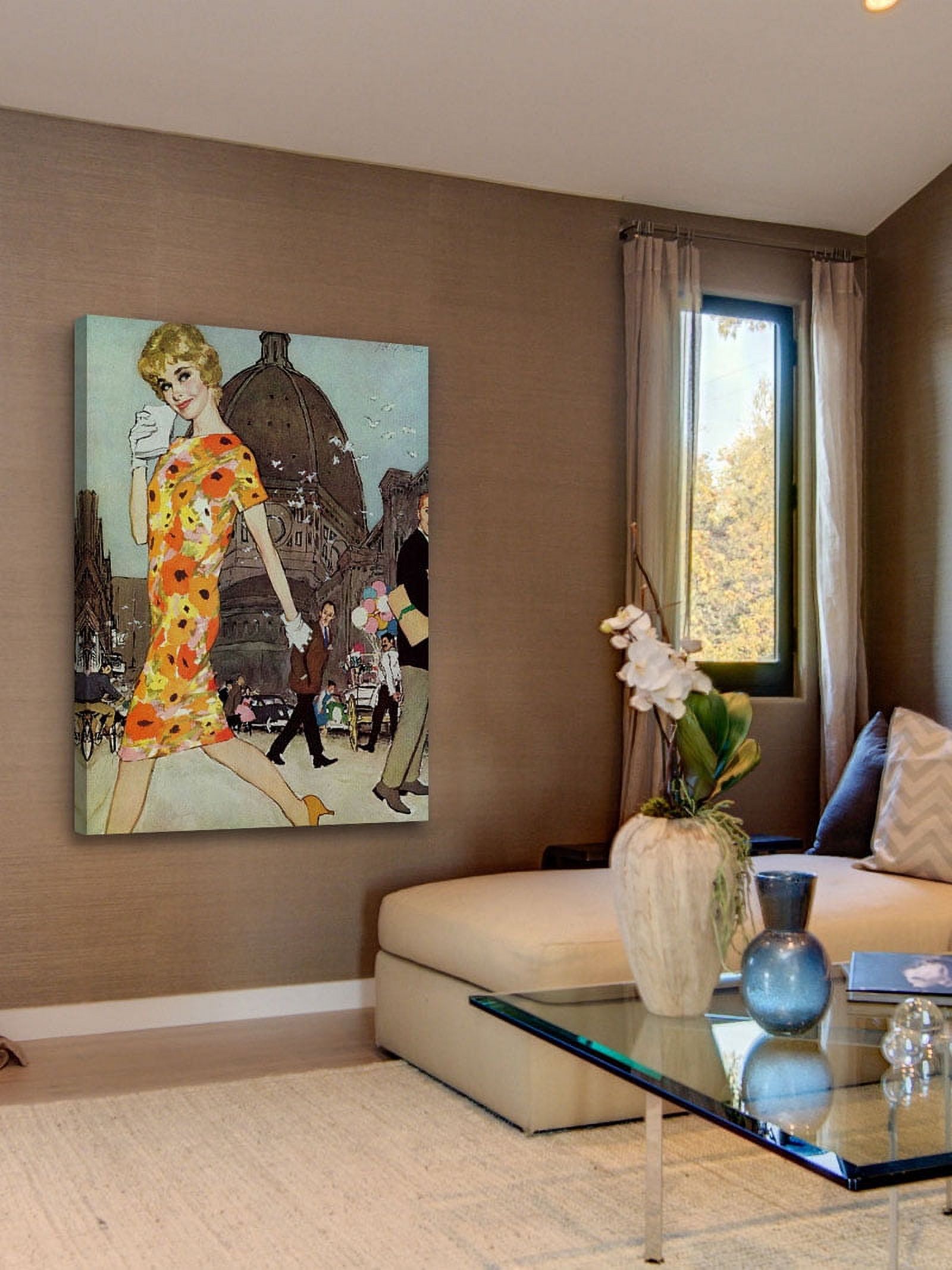 Marmont Hill "The Stranded Blonde" by Joe de Mers Painting Print on Canvas