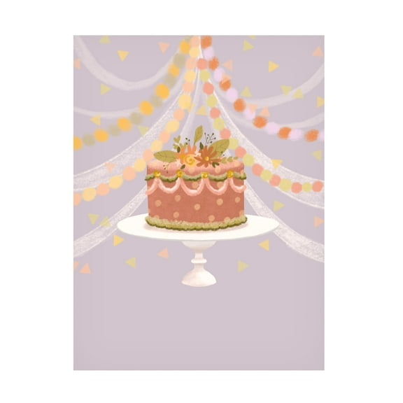 Canvas Wall Art - Christine Rotolo 'Party Time Desserts 3' Wall Art for Living Room, Bedroom, or Office Décor by Trademark Fine Art - 14 x 19 Inches