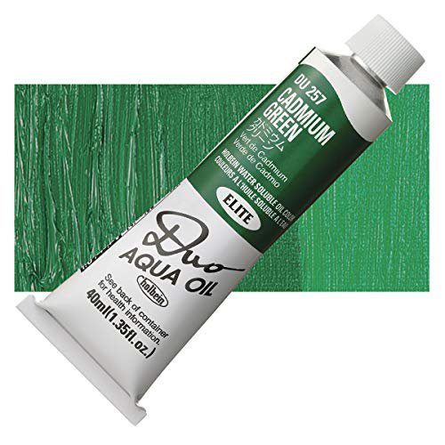 Holbein Duo Aqua Oil Cadmium Green (D) 40ml