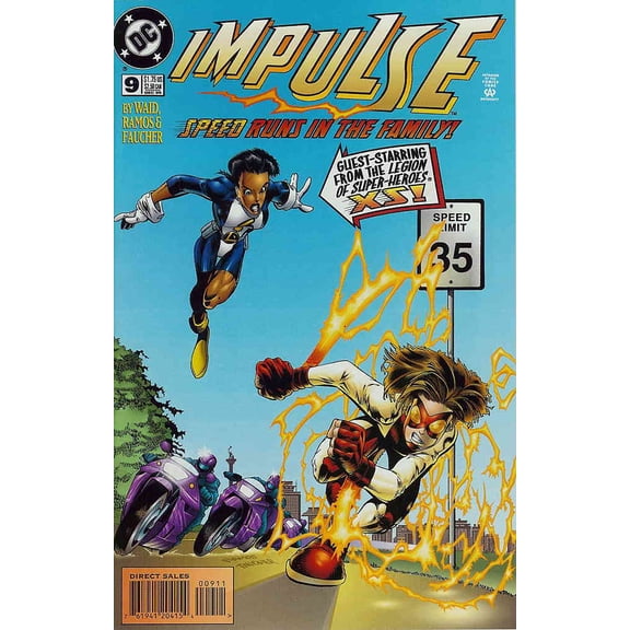 Impulse #9 VF ; DC Comic Book