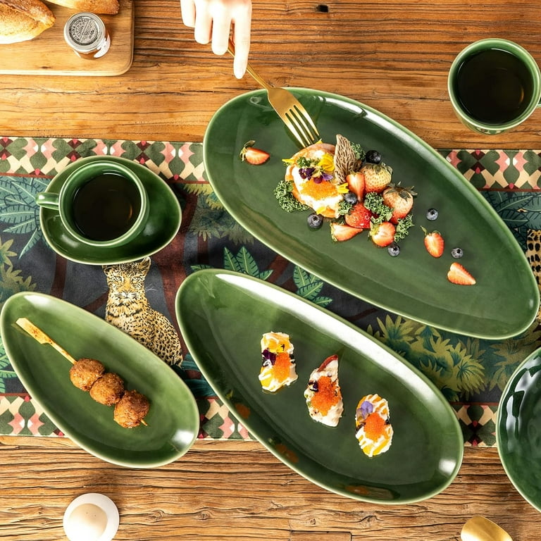 vicrays Large Oval Serving Platters, 16