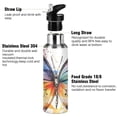 thumbnail image 3 of Colorful Butterfly Stainless Steel Water Bottle 20oz/600ml Double Wall Vacuum Insulation Leakproof for Sports Travel, 3 of 9