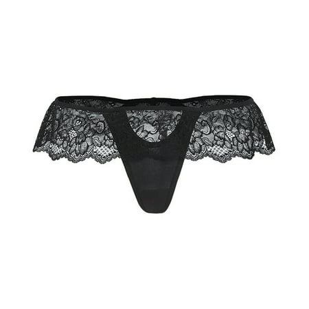 Sehao Womens Lace Panties   Underwear For Women Womens Underwear Seamless Comfortable Briefs Gifts For Wife Black L