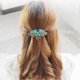 thumbnail image 3 of FAFAHOUSE 2 PACK Vintage Styling Butterfly Barrettes Hair Clips Brass Rhinestone Jewelry Bridal Hairpin Bridesmaid for Women, 3 of 3