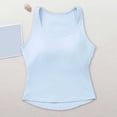 thumbnail image 2 of vigerkar Soft Undershirt Tank Top Cotton Undershirt Sleeveless Shirts for Women (Light Blue, M), 2 of 4