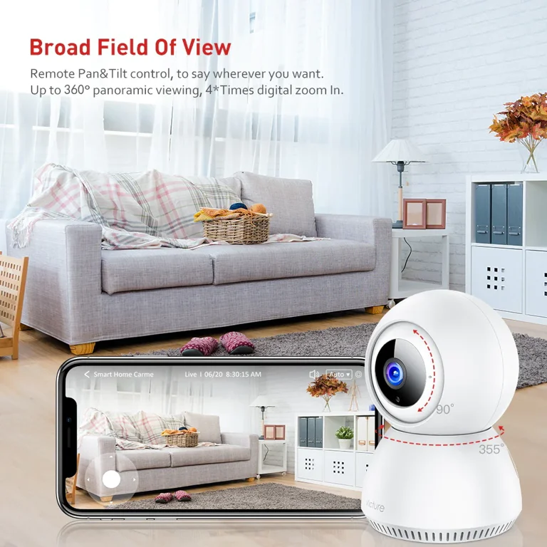 Victure 1080P HD Baby Monitor, Smart Motion Tracking, Sound Victure 1080P HD Baby Monitor, Smart Motion Tracking, Sound
