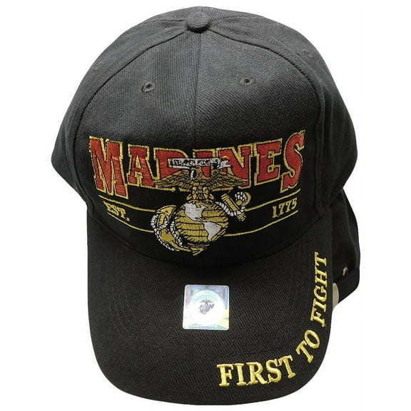 Marines Marine Corps EGA First To Fight Semper Fi 1775 Embroidered Cap Hat