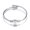 P, variant on Stainless Steel Bracelet, Silver Bracelet for Men, Letter Design Fashion Jewelry, Letter L