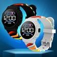 thumbnail image 2 of LED Electronic Watch Large Font Screen Durable Comfortable to Wear Creative Novelty Decoration Precise Time Student LED Digital Watch for Sports, 2 of 7