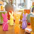 thumbnail image 6 of Tyidzon Easter Bunny Figurines, Resin Moss Rabbit Statues Easter Decorations, Flocked Bunny Easter Ornaments for Home Spring Tabletop Outdoor, 8.7", 6 of 8