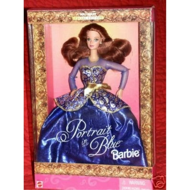BARBIE PORTRAIT IN BLUE DOLL - Walmart.com - Walmart.com