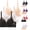 hwj# Black930, variant on Bras For Women Solid Color 3 Pack Floral Lace Underwire Bra Full Coverage Lace Trim Small Bow Adjustable Strap Breathable Support Brassiere Brassiere,Red
