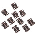 thumbnail image 3 of 50 unids 16 * 13 mm Gabinete de bronce rojo antiguo bisagras for muebles Cajas de joyas pequeñas Muebles de bisagra accesorios for armario, 3 of 6