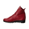 thumbnail image 2 of Arche Lomage Leather Bootie, 41, Red, 2 of 5