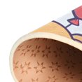 thumbnail image 6 of Valentine's Day Cute Design 63''x48'' Plush Memory Foam Bath Mat, Soft, Absorbent, Non Slip, Durable, 6 of 7