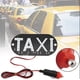 thumbnail image 3 of Luz de taxi, señal nocturna de taxi DC 12V, señal de taxi iluminada ABS + metal azul claro, para parabrisas de taxi, luz indicadora LED, luz de taxi vacía, 3 of 4