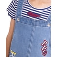 thumbnail image 3 of Powerpuff Girls Girls Graphic Ribbed Tee and Denim Jumper Dress Set, 2 Piece, Sizes 4-12, 3 of 10