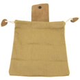 thumbnail image 1 of Bolsa de lona plegable para forrajes, bolsa de almacenamiento para colgar en la cintura para recolectar frutas con funda de cuero Bolsa de almacenamiento con cordón-D, 1 of 5