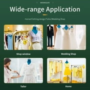 Female Mannequin Torso Mannequin Body Dress Form Mannequin Height Adjustable 49.6-63.4 Inch with Wooden Tripod Stand for Window Display Store Dress Jewelry Display Sewing (Blue)