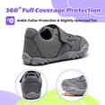 thumbnail image 6 of Stepedia Barefoot Water Shoes for Kids Boys Girls Wide Toe Box and Quick-Dry Sneakers for Hiking Swimming Beach Walking, Gray, 6 of 8