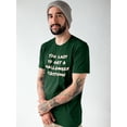 thumbnail image 2 of Too Lazy To Get A Halloween Costume Men Forest Green T-Shirt, Male Medium, 2 of 4