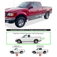 thumbnail image 2 of APS Running Boards 5 inches Compatible with Ford F150 F250 1999-2003 Super Cab (Include 04 Heritage) Stainless Steel (Nerf Bars Side Steps Side Bars), 2 of 6