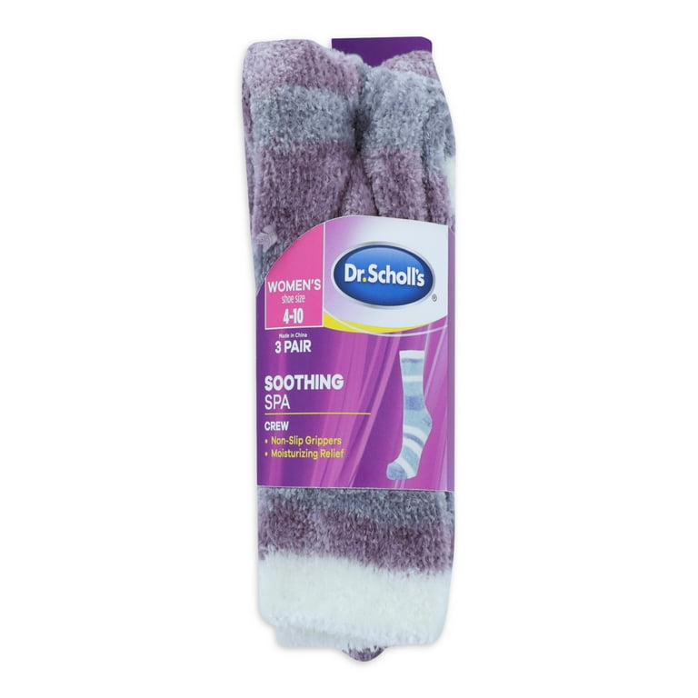 Dr. Scholl's Women's Low Cut Soothing Spa Socks (2 Pair Pack