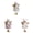 Multicolor, variant on 3 Pcs Angel Doll Pendants Christmas Plush Ornaments with Hanging Loops, Soft Plush Angel Decor for Christmas Tree Party Wedding Valentine's Day New Year Birthday Celebration Decorations