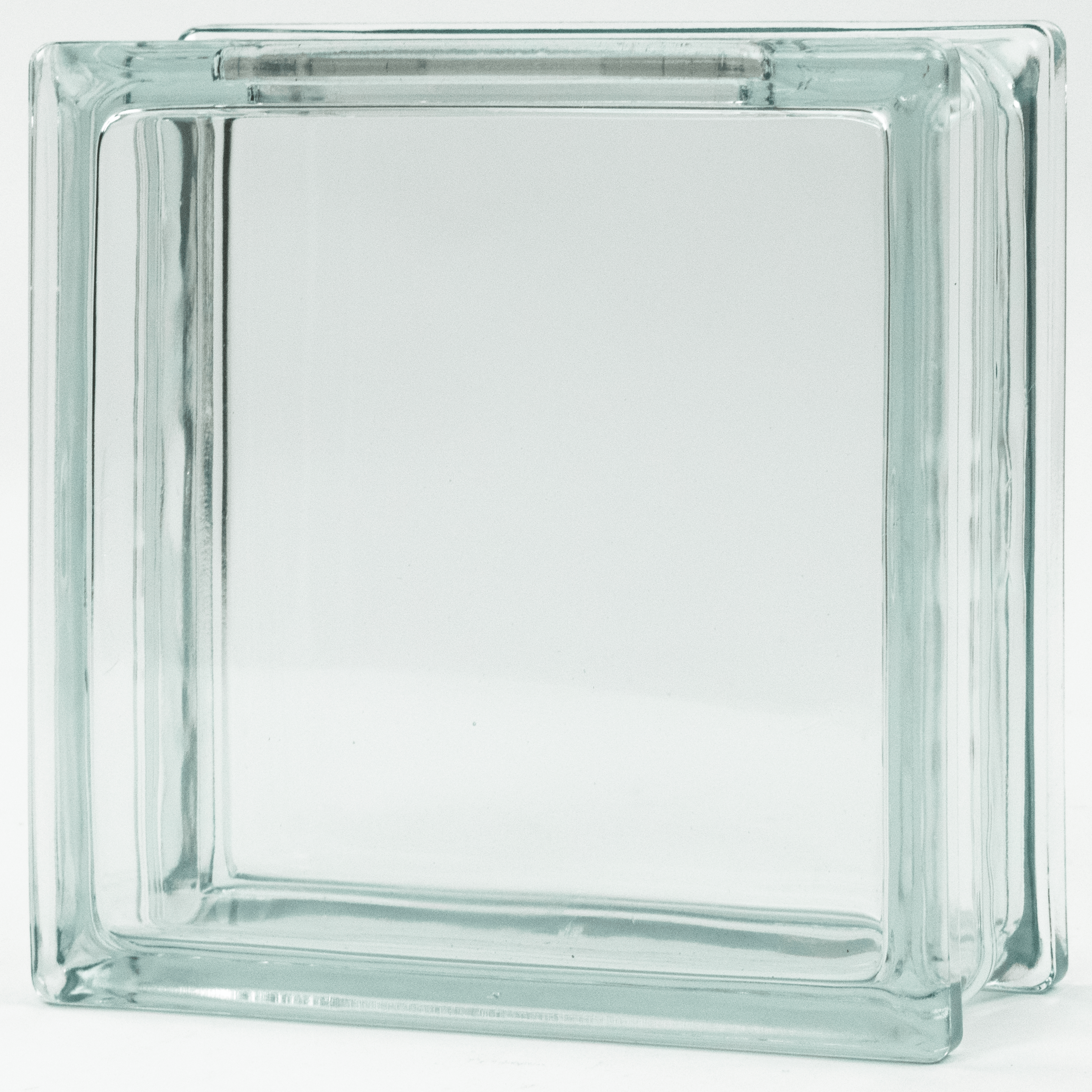 Mulia Inc - 8 X 8 X 3 Nominal Decorative Hollow Clear Craft Glass Block  in Clear Pattern, 5 Pcs/Bx