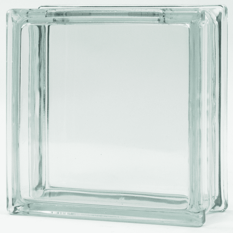 Clear Acrylic Glass Block - 8L x 8W x 3H