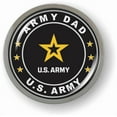 thumbnail image 2 of BestLicensePlateFrames - U.S. Army Dad 3D Domed CAR Emblem Badge Sticker Chrome Metal Bezel - Official U.S. Army Licensed Product, 2 of 6