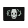 thumbnail image 4 of Death Skeleton Brain Hands Rugs Doormat, Non-Slip Machine Washable Carpets Floor Door Mat , 36" x 24", 4 of 6