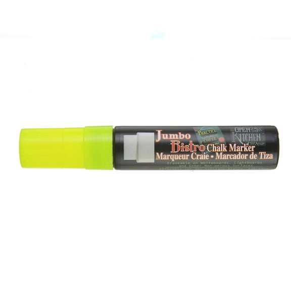 Uchida Bistro Chalk Marker, Jumbo, Fluorescent Yellow