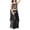 Noir, variante sur BellyLady Costume de Danse du Ventre d'Halloween, Haut de Soutien-Gorge Dos Nu, Foulard de Hanche et Jupe-Violet