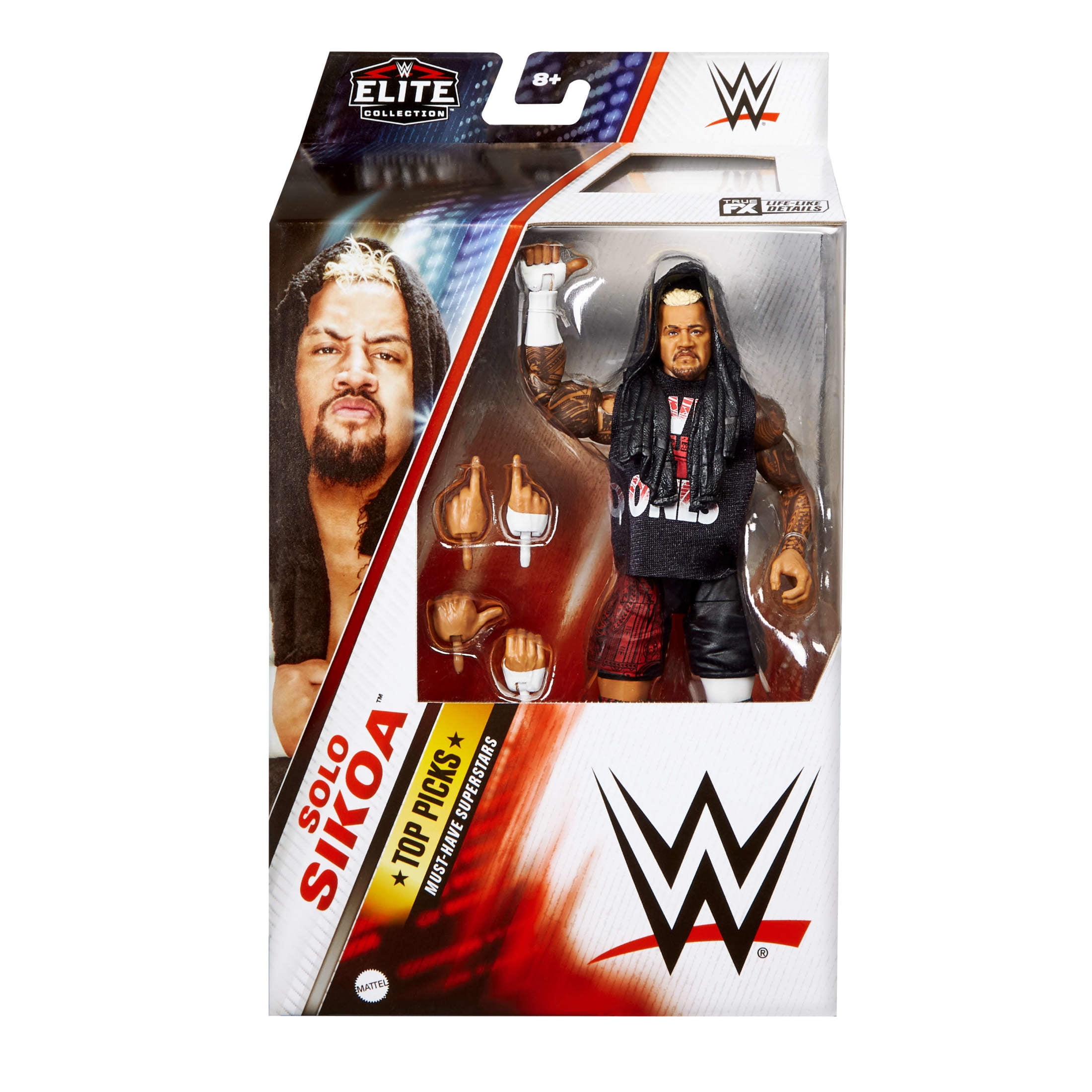 WWE Solo Sikoa Action Figure & Accessories Set, 6-inch Collectible