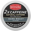 Community Coffee 2X Caffeine 24 Count Coffee Pods, Dark Roast, Compatible With Keurig 2.0 K-Cup Brewers, 24 Count (Pack Of 1)