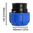 VMWMSSR Pipe Quick Connect Coupling Fitting, Heavy Duty Plastic ...