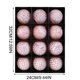 thumbnail image 3 of Juego de bolas navideñas antiguas de 8 cm para colgar en el árbol con estilo vintage. 12 adornos colgantes en caja para decoración navideña y regalos., 3 of 7