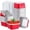 Red, variant on 100 Pcs 5 oz Mini Square Baking Pan with Lid Aluminum Foil Cupcake Pan Brownie Baking Cup Disposable Ramekins Individual Tin Dessert Containers for Kitchen, Food Grade Material(Red)
