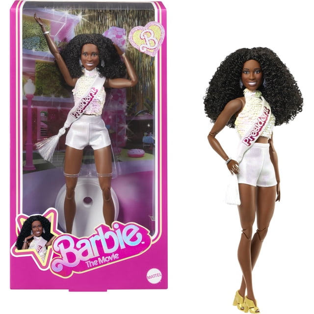 Muñeca coleccionable Barbie The Movie President ISSA Rae