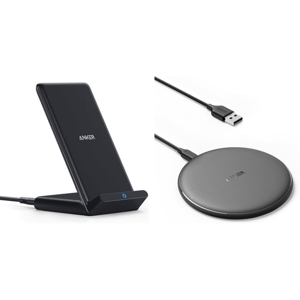 Cargador inalámbrico, soporte y almohadilla Anker, 10 W, carga rápida